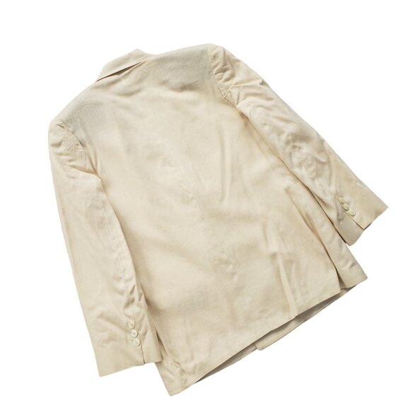 VINTAGE 80s 90s Linen Like Blazer Women's 8 - Picture 2 of 9